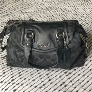 black Coach bag